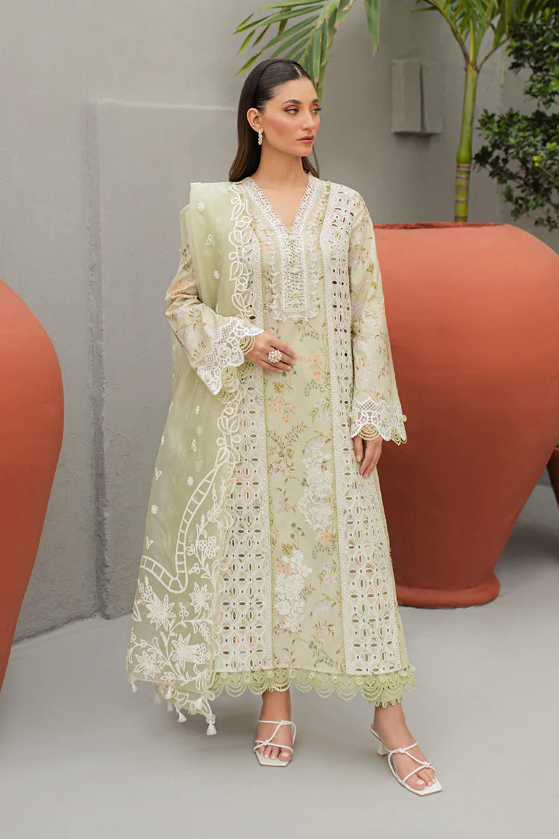 Qalamkar | Q Line Lawn Collection | JK-01 EULALIA - Pakistani Clothes for women, in United Kingdom and United States