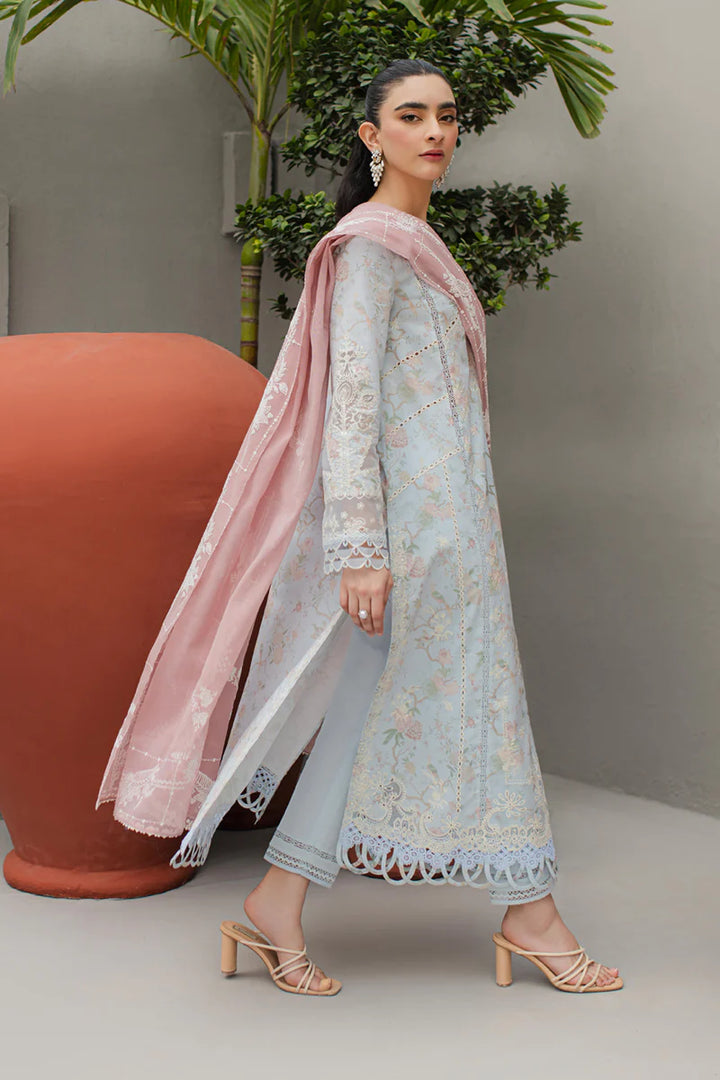 Qalamkar | Q Line Lawn Collection | JK-06 OCTAVIA - Hoorain Designer Wear - Pakistani Ladies Branded Stitched Clothes in United Kingdom, United states, CA and Australia