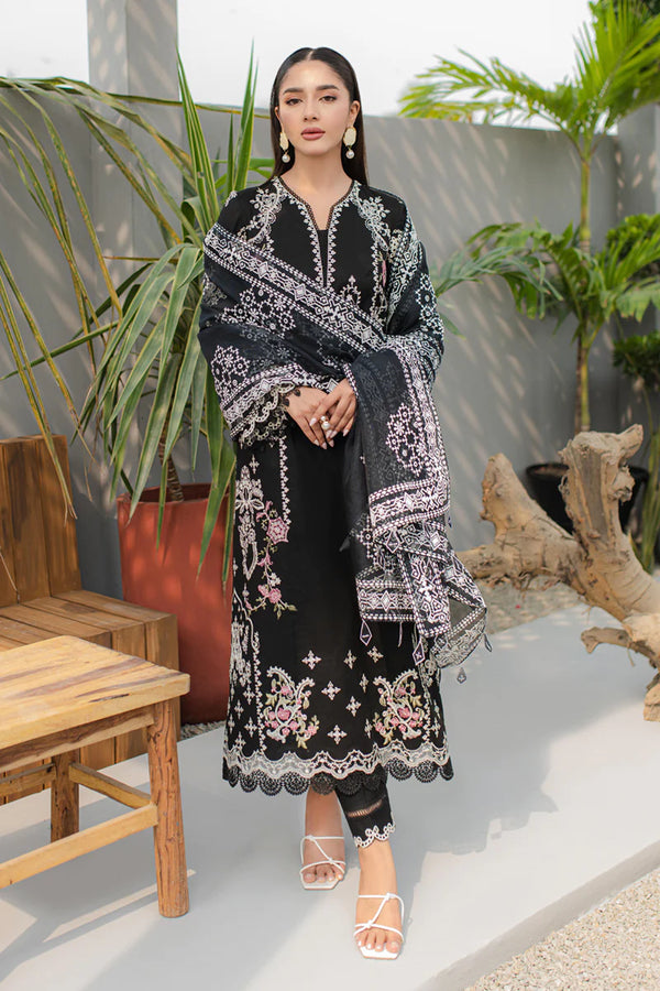Qalamkar | Q Line Lawn Collection | JK-09 EVADNE - Hoorain Designer Wear - Pakistani Ladies Branded Stitched Clothes in United Kingdom, United states, CA and Australia