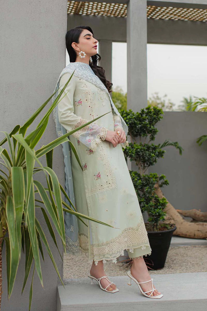 Qalamkar | Q Line Lawn Collection | JK-04 ASTER - Hoorain Designer Wear - Pakistani Ladies Branded Stitched Clothes in United Kingdom, United states, CA and Australia
