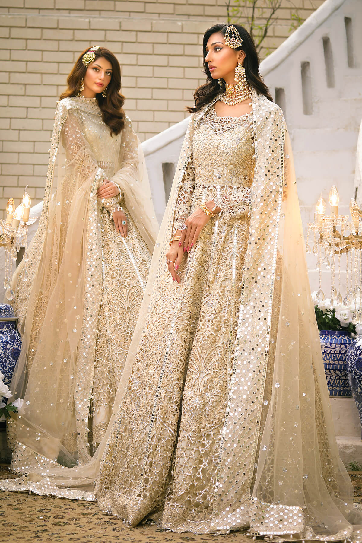 Raeesa Premium | Wajadan Wedding Formals |  WD-1 Pearl White - Pakistani Clothes for women, in United Kingdom and United States