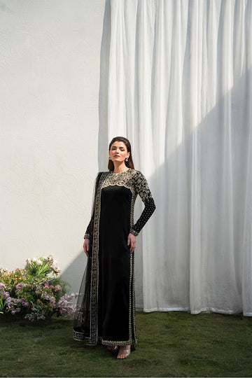 Raja Salahuddin | Love in Bloom | Black Lady - Pakistani Clothes for women, in United Kingdom and United States