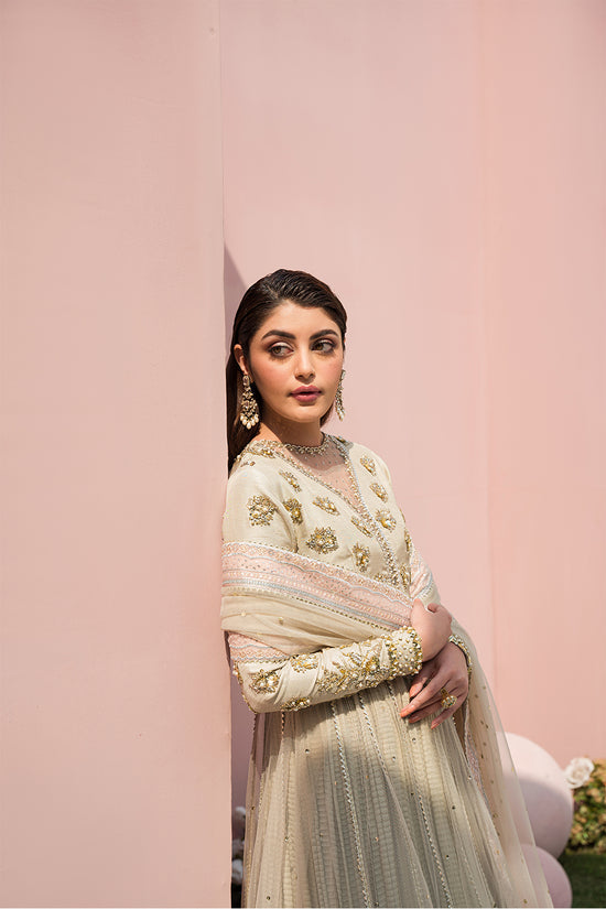 Raja Salahuddin | Love in Bloom | Carnation - Hoorain Designer Wear - Pakistani Designer Clothes for women, in United Kingdom, United states, CA and Australia