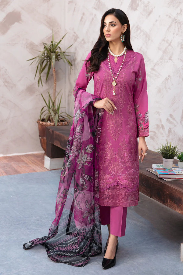 Ramsha | Ghazal Lawn 24 | L-909 - Hoorain Designer Wear - Pakistani Ladies Branded Stitched Clothes in United Kingdom, United states, CA and Australia