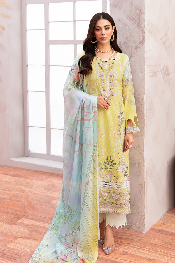 Ramsha | Ghazal Lawn 24 | L-907 - Hoorain Designer Wear - Pakistani Ladies Branded Stitched Clothes in United Kingdom, United states, CA and Australia