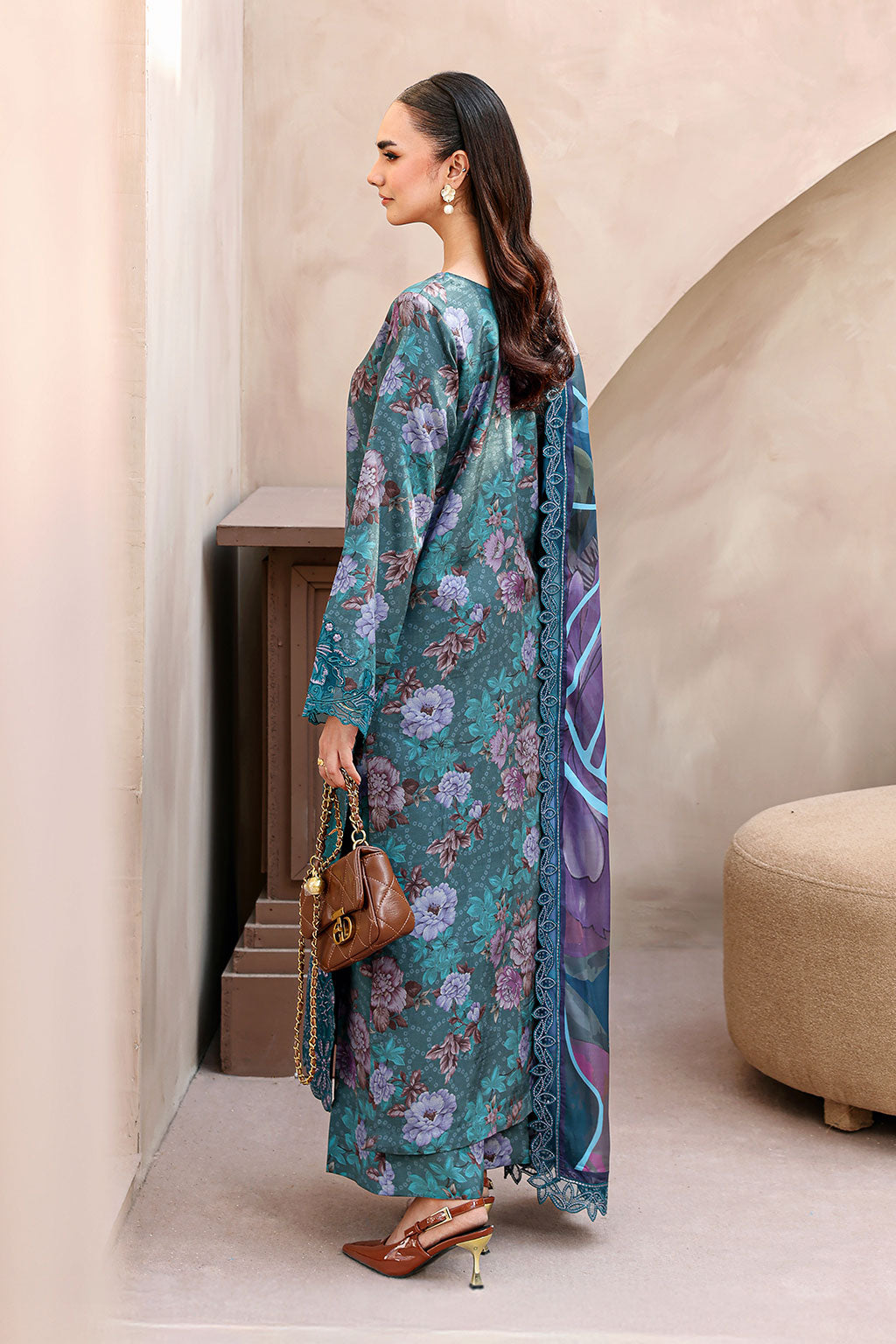 Ramsha | Naqsh Embroidered Rawsilk | RS-03