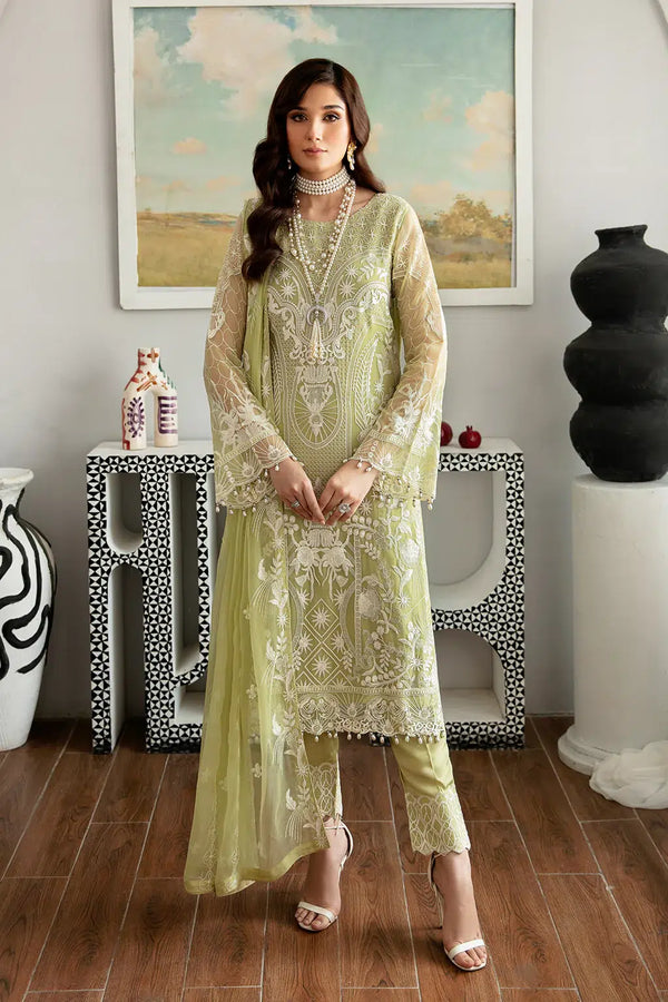 Ramsha | Rangoon Chiffon Collection | D-1105 - Hoorain Designer Wear - Pakistani Ladies Branded Stitched Clothes in United Kingdom, United states, CA and Australia
