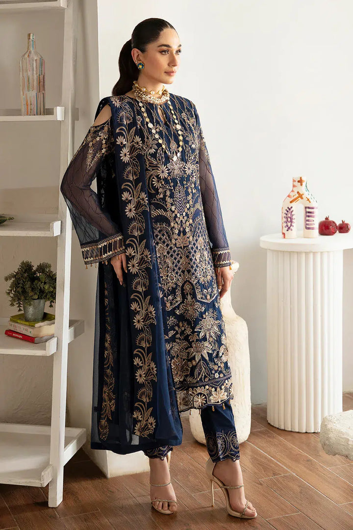 Ramsha | Rangoon Chiffon Collection | D-1111 - Hoorain Designer Wear - Pakistani Ladies Branded Stitched Clothes in United Kingdom, United states, CA and Australia