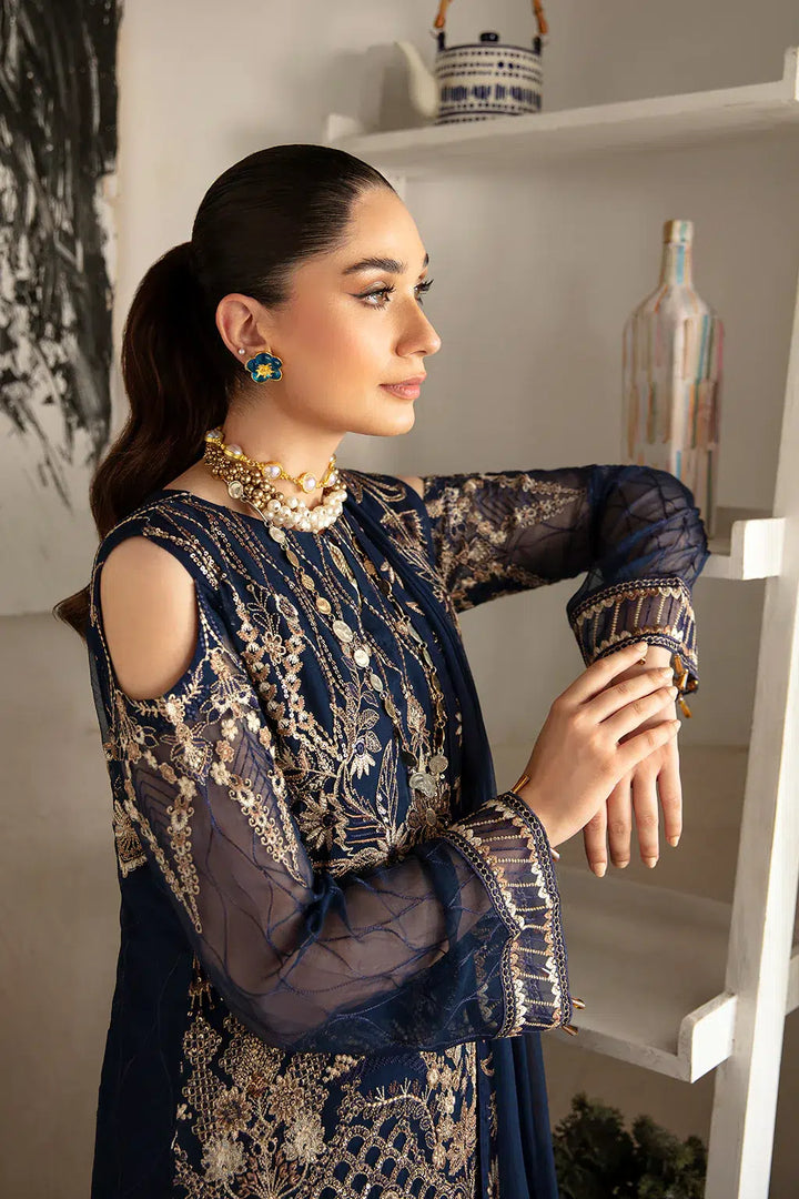 Ramsha | Rangoon Chiffon Collection | D-1111 - Hoorain Designer Wear - Pakistani Ladies Branded Stitched Clothes in United Kingdom, United states, CA and Australia