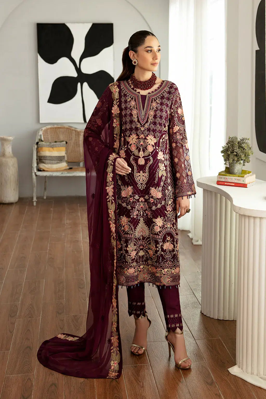 Ramsha | Rangoon Chiffon Collection | D-1104 - Pakistani Clothes for women, in United Kingdom and United States