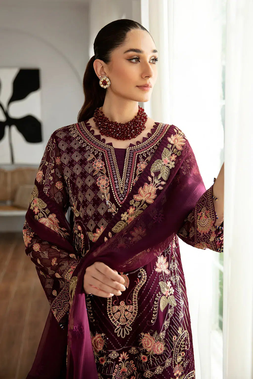 Ramsha | Rangoon Chiffon Collection | D-1104 - Pakistani Clothes for women, in United Kingdom and United States