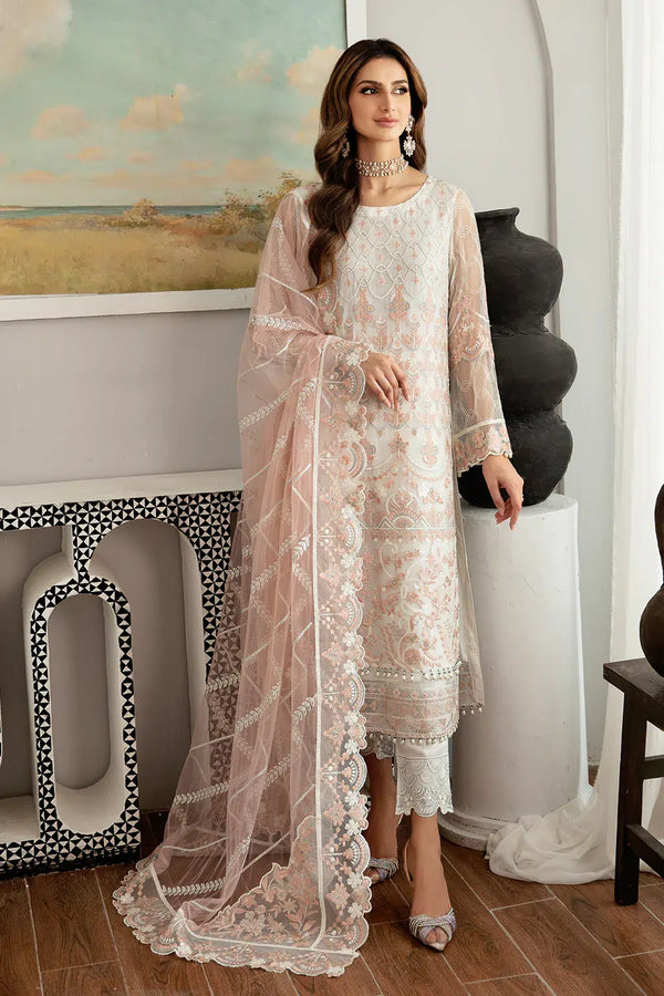 Ramsha | Rangoon Chiffon Collection | D-1103 - Hoorain Designer Wear - Pakistani Ladies Branded Stitched Clothes in United Kingdom, United states, CA and Australia