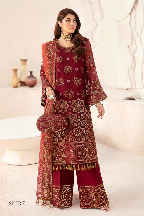 Alizeh | Heer Festive Collection 24 | AWEEN - V17D06 - Hoorain Designer Wear - Pakistani Ladies Branded Stitched Clothes in United Kingdom, United states, CA and Australia