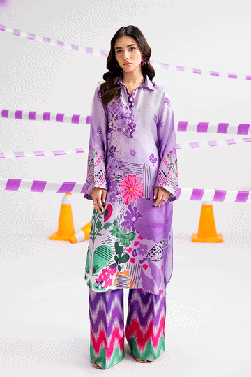 Afsanah | The Print Edit | MAJESTIC SERENE (extended shirt) AP-115