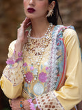 Roheenaz | Dahlia Embroidered Lawn 24 | Daffodil - Pakistani Clothes for women, in United Kingdom and United States