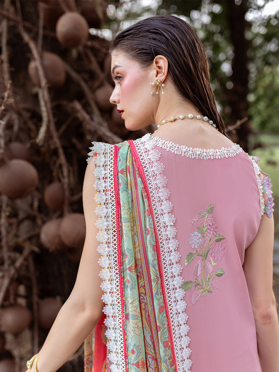 Roheenaz | Dahlia Embroidered Lawn 24 | Peony - Pakistani Clothes for women, in United Kingdom and United States