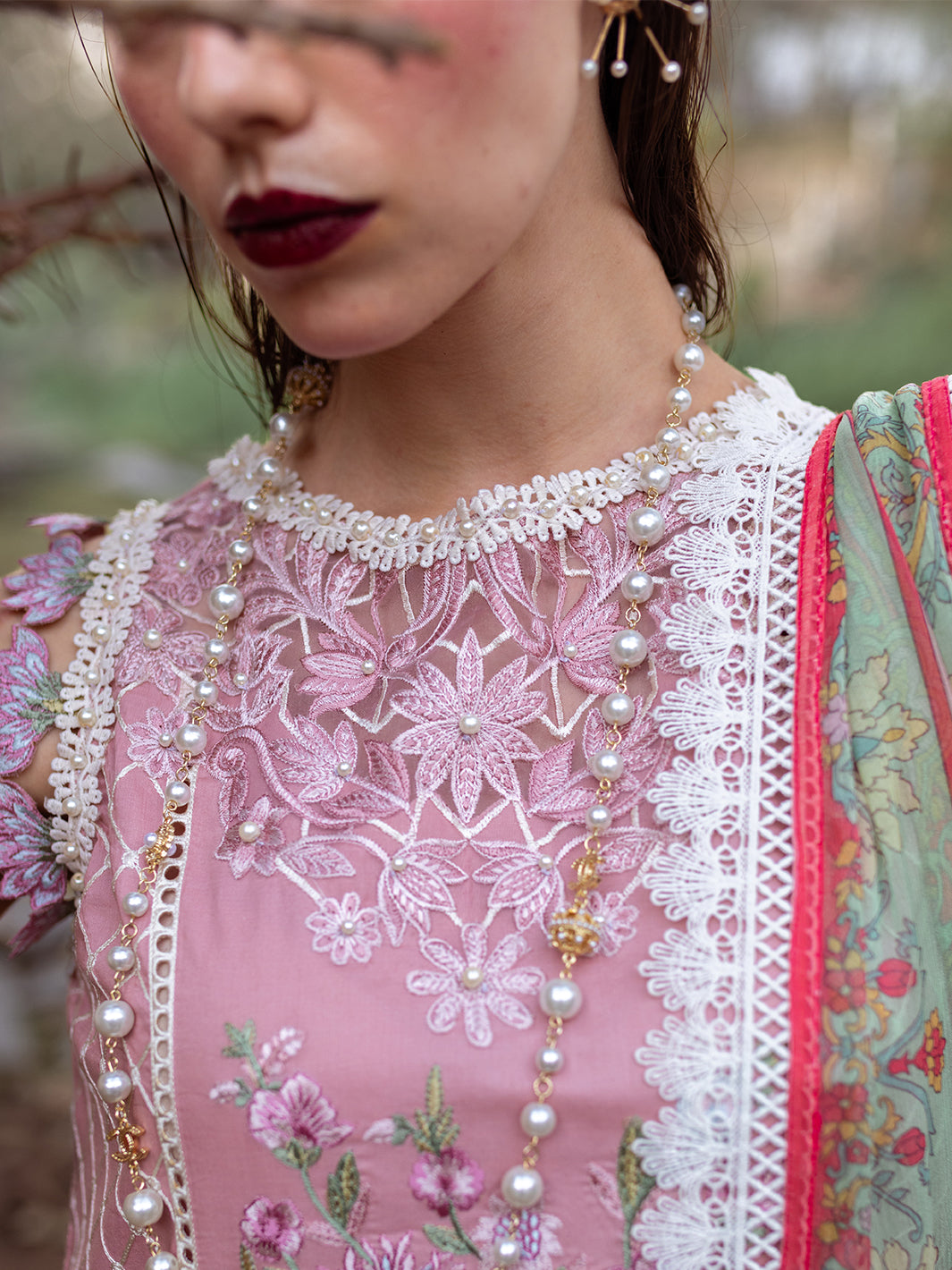 Roheenaz | Dahlia Embroidered Lawn 24 | Peony - Pakistani Clothes for women, in United Kingdom and United States