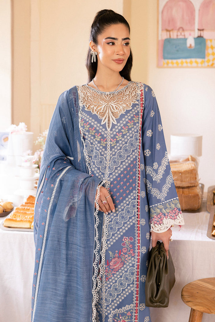 Saad Shaikh | La’Amour Luxury Lawn | Una - Hoorain Designer Wear - Pakistani Ladies Branded Stitched Clothes in United Kingdom, United states, CA and Australia