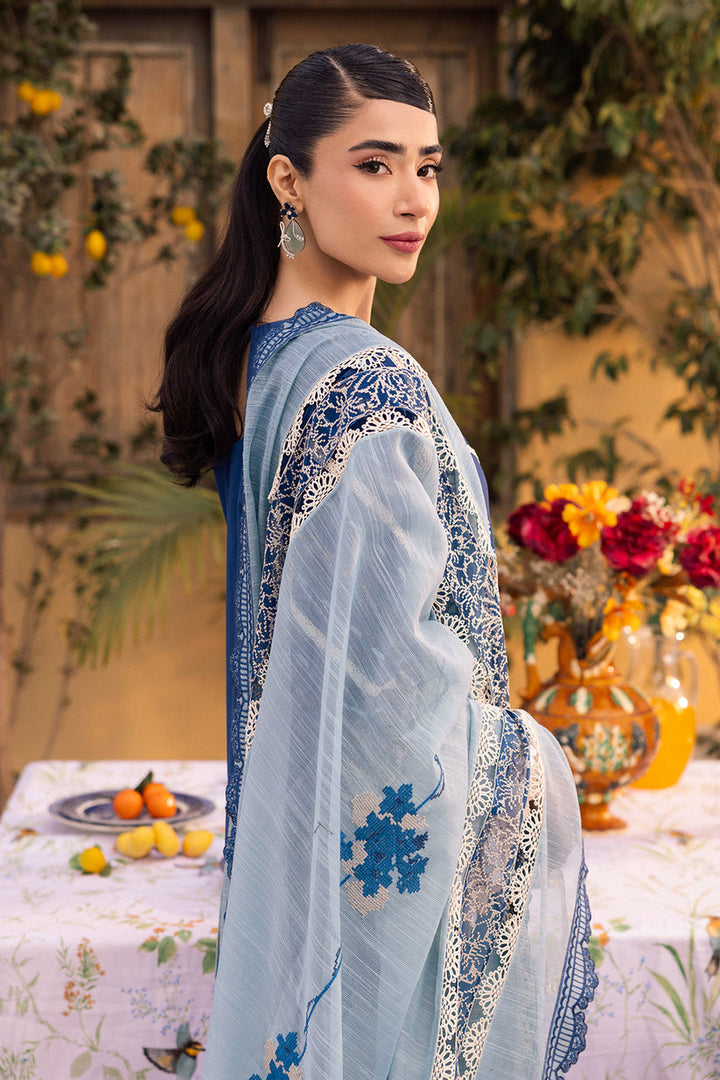 Saad Shaikh | La’Amour Luxury Lawn | Noa - Hoorain Designer Wear - Pakistani Ladies Branded Stitched Clothes in United Kingdom, United states, CA and Australia