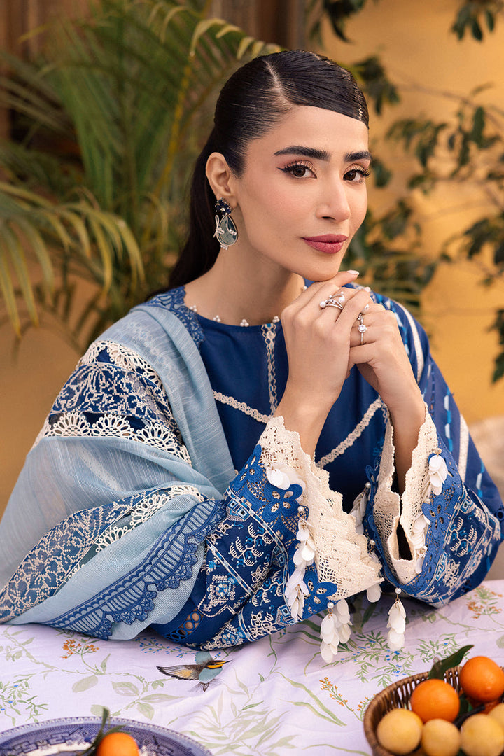 Saad Shaikh | La’Amour Luxury Lawn | Noa - Hoorain Designer Wear - Pakistani Ladies Branded Stitched Clothes in United Kingdom, United states, CA and Australia