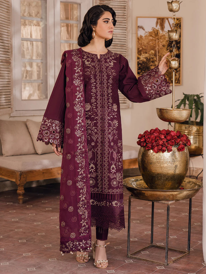 Bin Ilyas | Naqsh Luxury Lawn | Emire - Hoorain Designer Wear - Pakistani Ladies Branded Stitched Clothes in United Kingdom, United states, CA and Australia