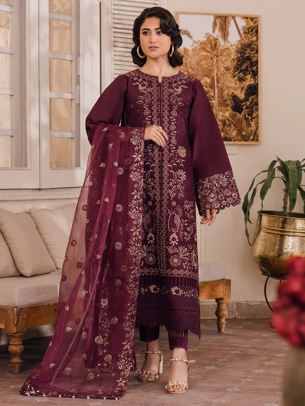 Bin Ilyas | Naqsh Luxury Lawn | Emire - Hoorain Designer Wear - Pakistani Ladies Branded Stitched Clothes in United Kingdom, United states, CA and Australia