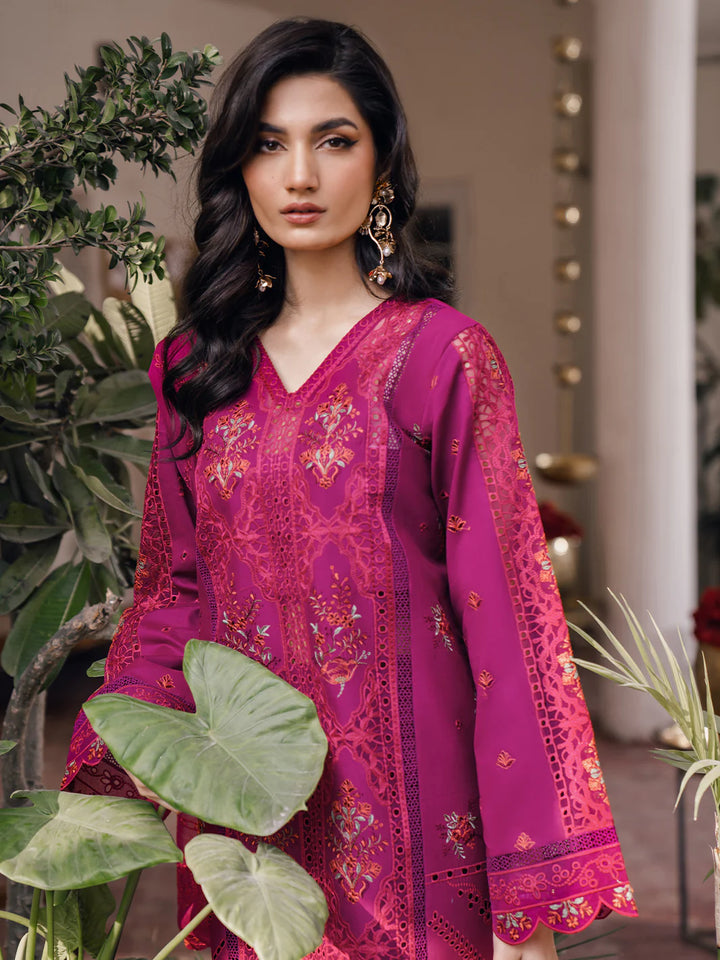 Bin Ilyas | Naqsh Luxury Lawn | Kiraz - Hoorain Designer Wear - Pakistani Ladies Branded Stitched Clothes in United Kingdom, United states, CA and Australia