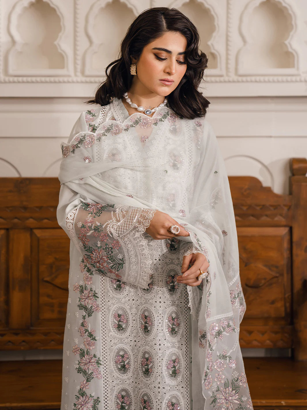 Bin Ilyas | Naqsh Luxury Lawn | Nermine - Pakistani Clothes for women, in United Kingdom and United States