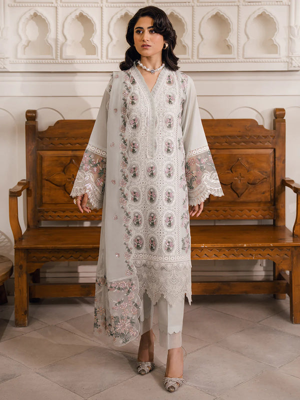Bin Ilyas | Naqsh Luxury Lawn | Nermine - Hoorain Designer Wear - Pakistani Ladies Branded Stitched Clothes in United Kingdom, United states, CA and Australia