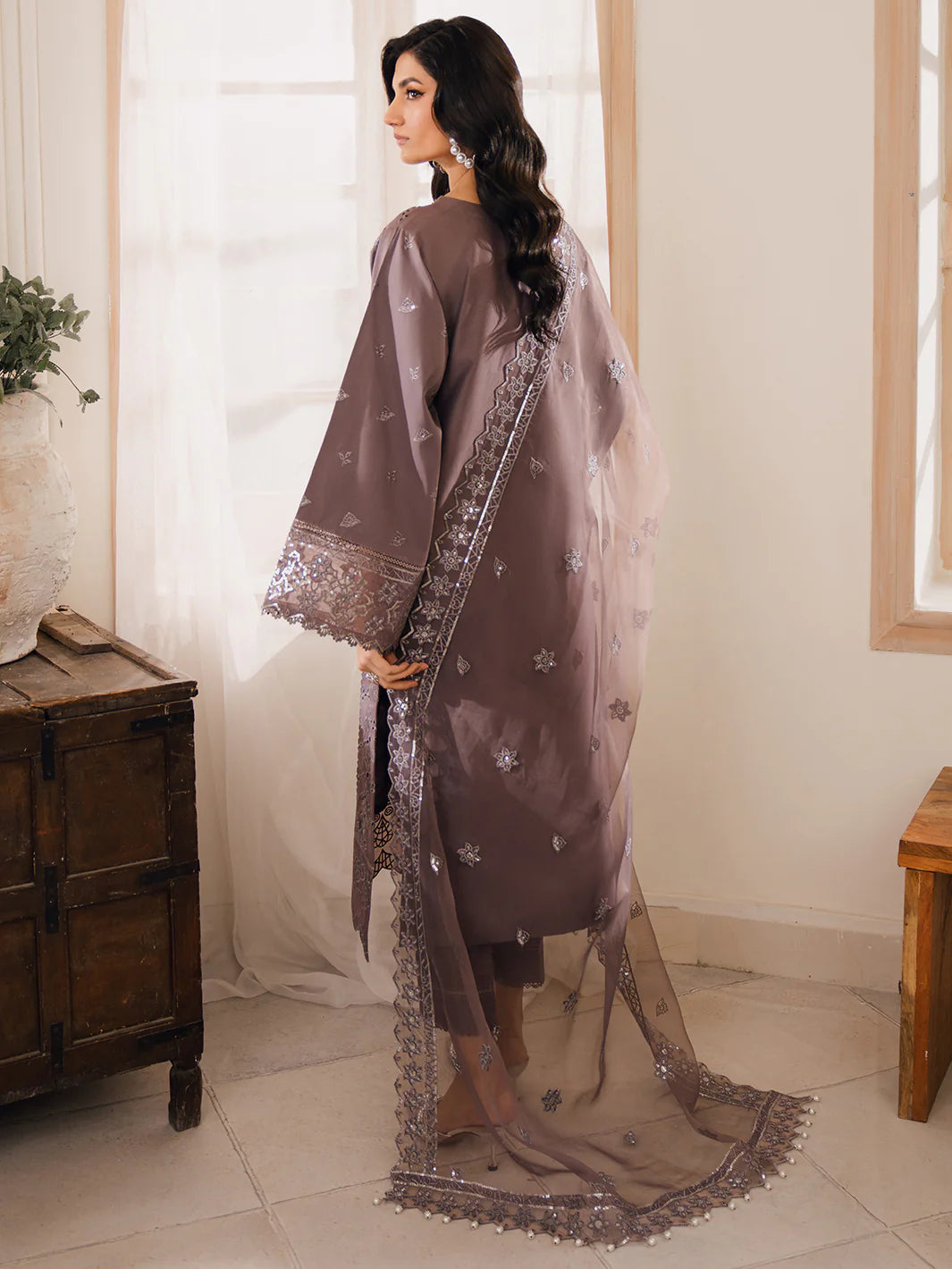 Bin Ilyas | Naqsh Luxury Lawn | Sevgi - Pakistani Clothes for women, in United Kingdom and United States