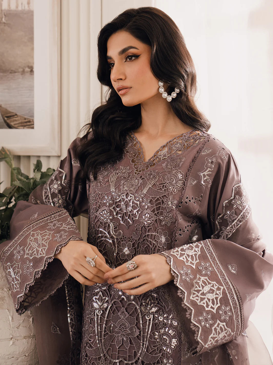 Bin Ilyas | Naqsh Luxury Lawn | Sevgi - Pakistani Clothes for women, in United Kingdom and United States