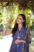 Noor by Saadia Asad | Luxury Chikankari Lawn’24 | D8-A Purple - Pakistani Clothes for women, in United Kingdom and United States