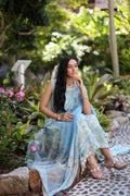 Noor by Saadia Asad | Luxury Chikankari Lawn’24 | D2-A Geroze - Pakistani Clothes for women, in United Kingdom and United States