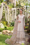 Noor by Saadia Asad | Luxury Chikankari Lawn’24 | D3-B Beige Schifli - Pakistani Clothes for women, in United Kingdom and United States