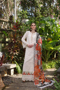 Noor by Saadia Asad | Luxury Chikankari Lawn’24 | D6-B White Laser - Pakistani Clothes for women, in United Kingdom and United States