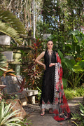 Noor by Saadia Asad | Luxury Chikankari Lawn’24 | D6-A Black Laser - Pakistani Clothes for women, in United Kingdom and United States