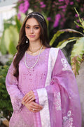 Noor by Saadia Asad | Luxury Chikankari Lawn’24 | D9-A Pink - Pakistani Clothes for women, in United Kingdom and United States