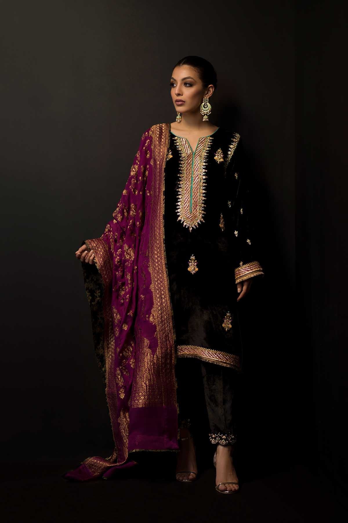 Sana Abbas | Wedding Formals | Black Opal