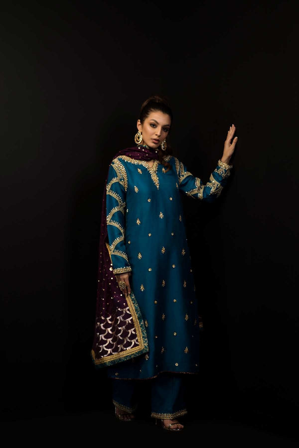 Sana Abbas | Wedding Formals | Turquoise