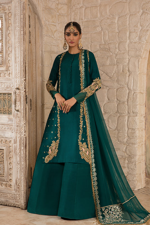 Saffron | Persia Wedding Collection | Emerald Elegance - Pakistani Clothes for women, in United Kingdom and United States