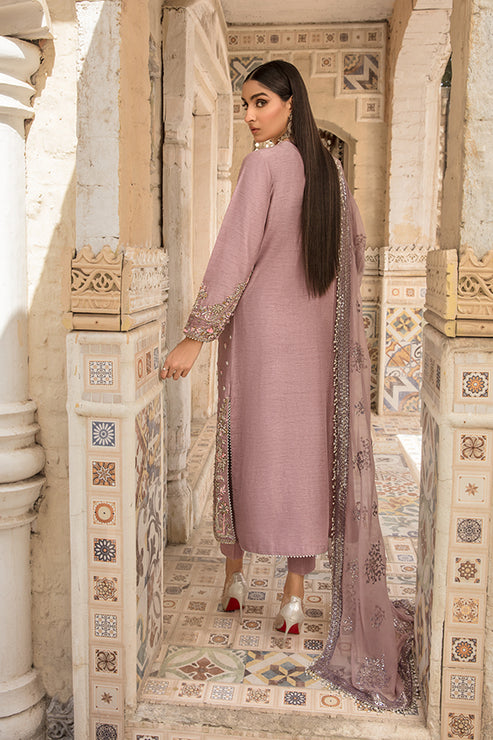 Saffron | Persia Wedding Collection | Plum Velvet - Pakistani Clothes for women, in United Kingdom and United States