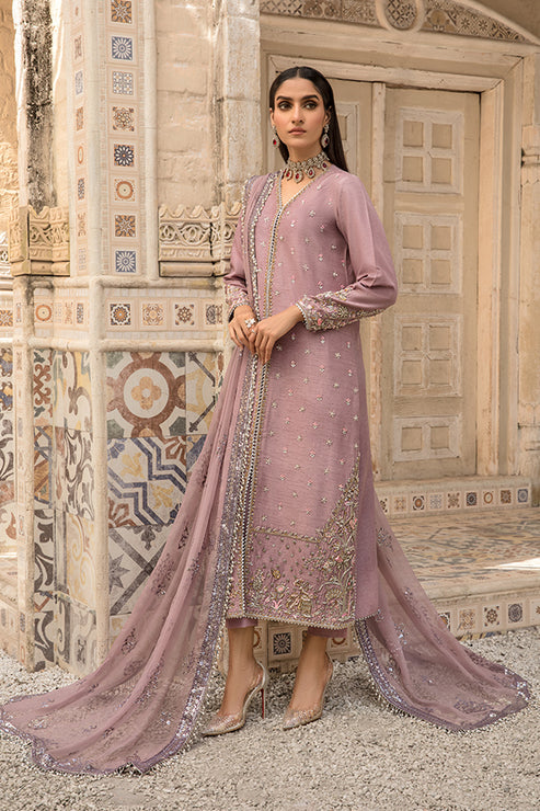 Saffron | Persia Wedding Collection | Plum Velvet - Pakistani Clothes for women, in United Kingdom and United States