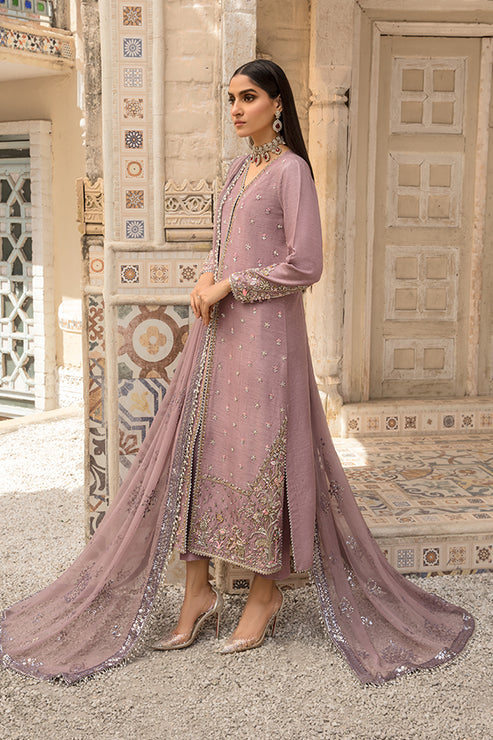 Saffron | Persia Wedding Collection | Plum Velvet - Pakistani Clothes for women, in United Kingdom and United States