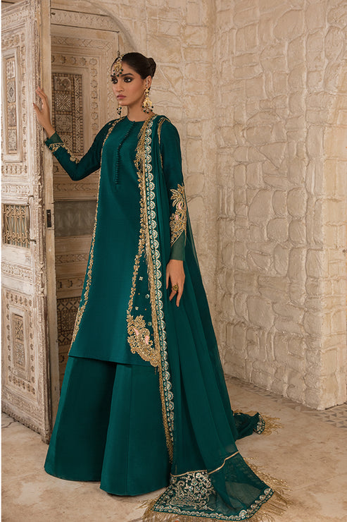 Saffron | Persia Wedding Collection | Emerald Elegance - Pakistani Clothes for women, in United Kingdom and United States