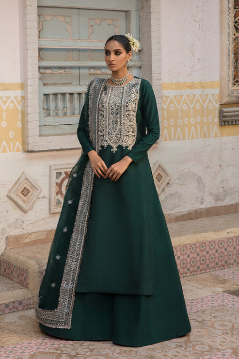 Saffron | Persia Wedding Collection | Vibrant Verdant - Hoorain Designer Wear - Pakistani Ladies Branded Stitched Clothes in United Kingdom, United states, CA and Australia