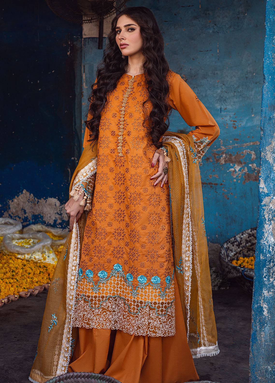 Sahane | Sahakari Chikankari Lawn Edit 24 | Mashal - Pakistani Clothes for women, in United Kingdom and United States