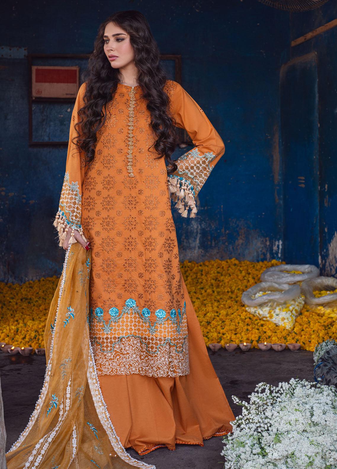 Sahane | Sahakari Chikankari Lawn Edit 24 | Mashal - Pakistani Clothes for women, in United Kingdom and United States