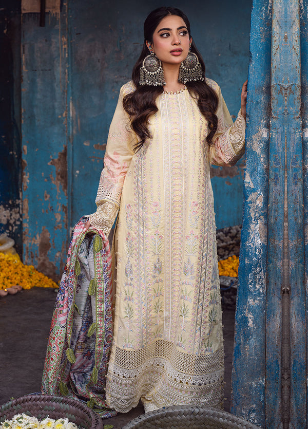 Sahane | Sahakari Chikankari Lawn Edit 24 | Zeenat - Hoorain Designer Wear - Pakistani Ladies Branded Stitched Clothes in United Kingdom, United states, CA and Australia