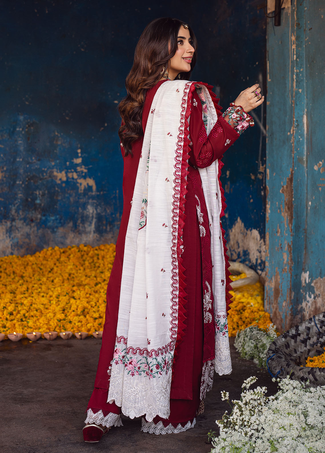 Sahane | Sahakari Chikankari Lawn Edit 24 | Gulaab - Pakistani Clothes for women, in United Kingdom and United States