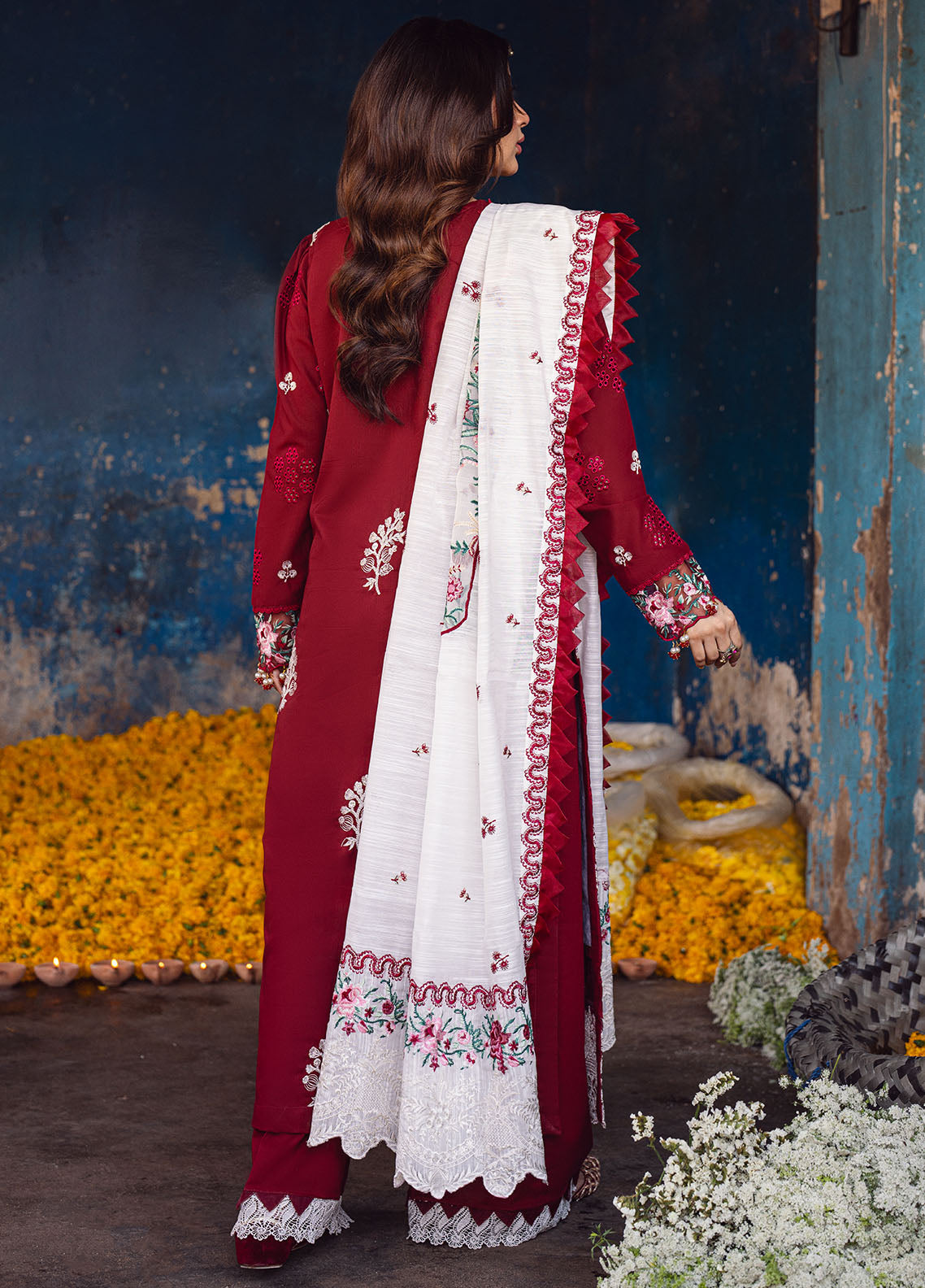 Sahane | Sahakari Chikankari Lawn Edit 24 | Gulaab - Pakistani Clothes for women, in United Kingdom and United States